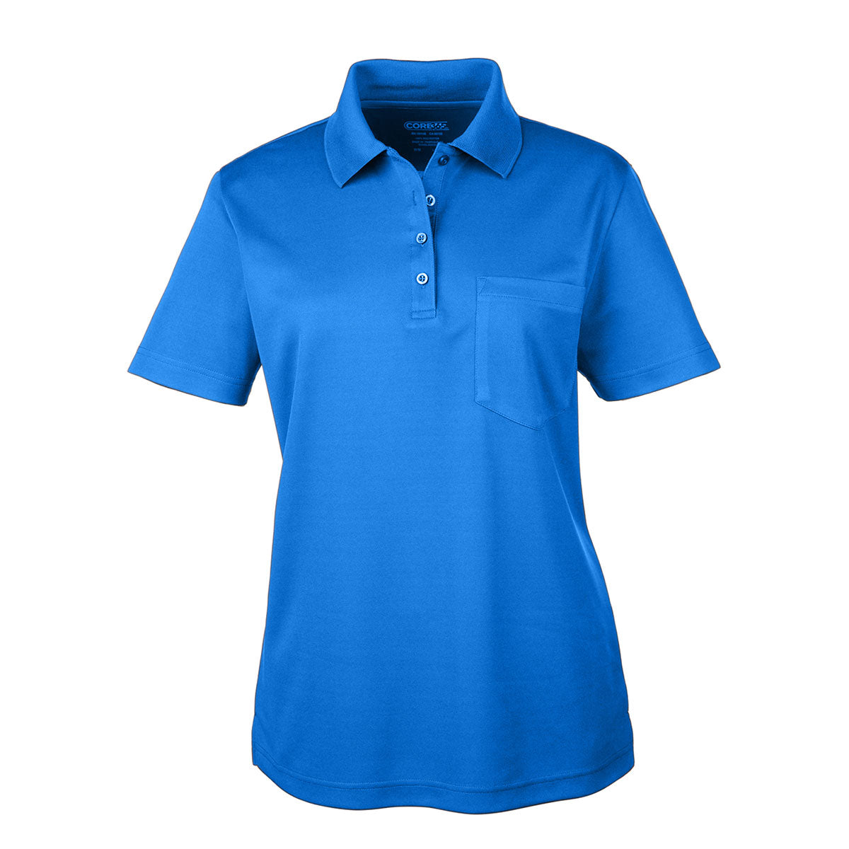 Core365 Origin Performance Pique Polo with Pocket - Women's - Royal