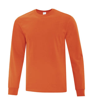 ATC Everyday Cotton Long Sleeve Tee - Orange