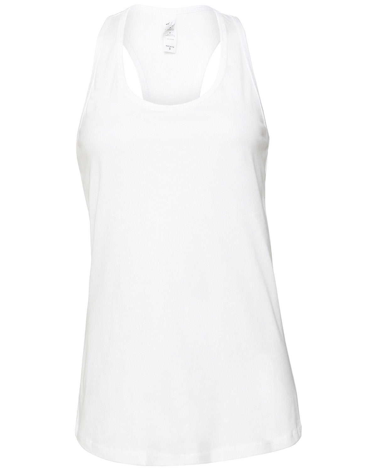 Bella + Canvas Ladies' Jersey Racerback Tank - White