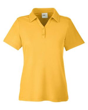 CORE365 Ladies' Fusion ChromaSoft™ Pique Polo - Campus Gold