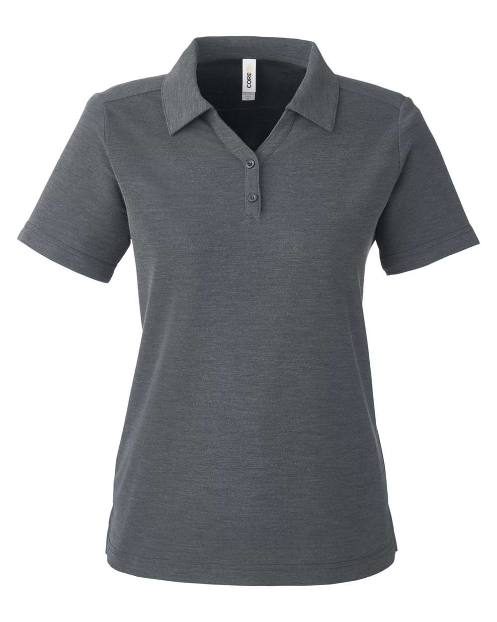 CORE365 Ladies' Fusion ChromaSoft™ Pique Polo - Carbon Heather
