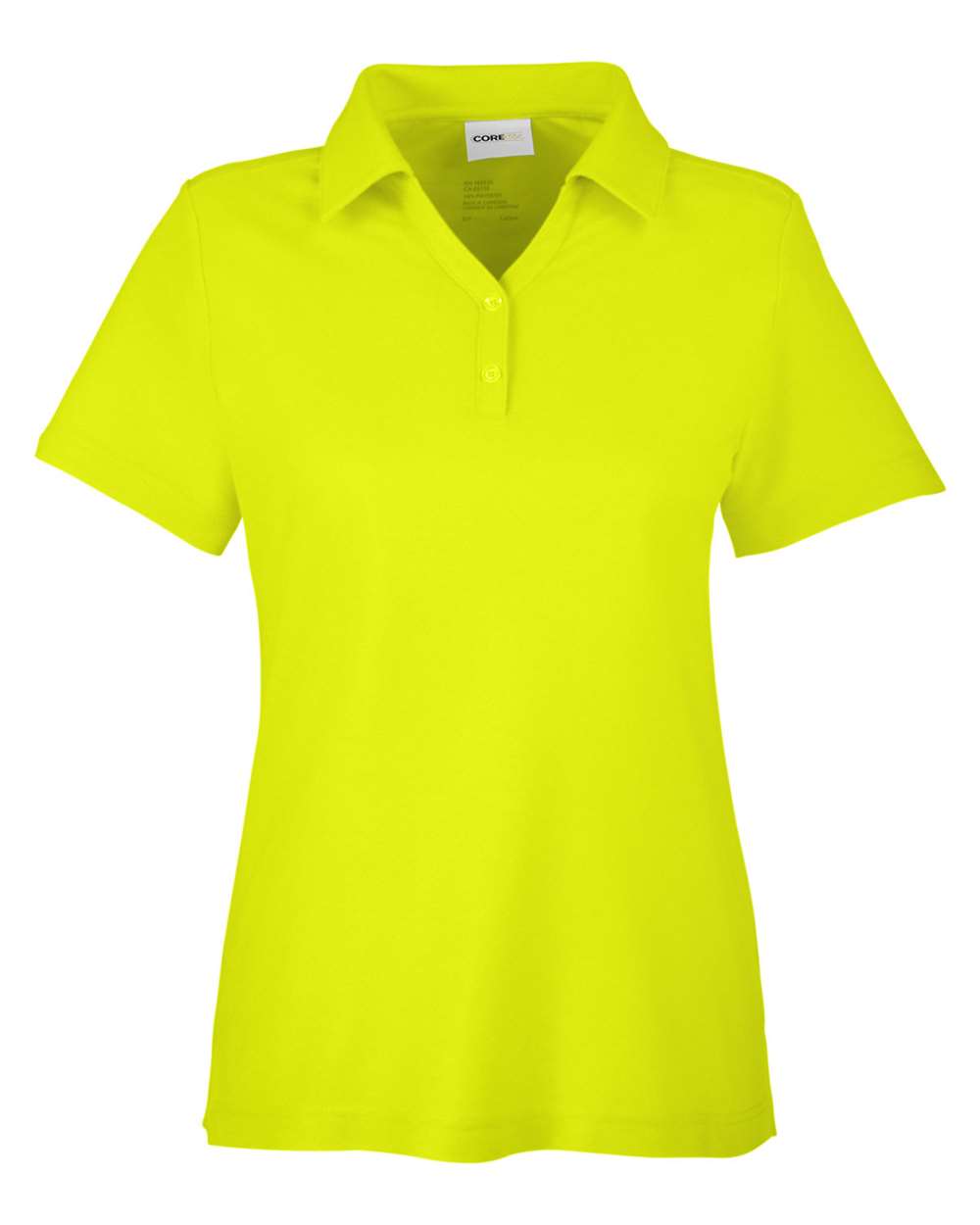 CORE365 Ladies' Fusion ChromaSoft™ Pique Polo - Safety Yellow