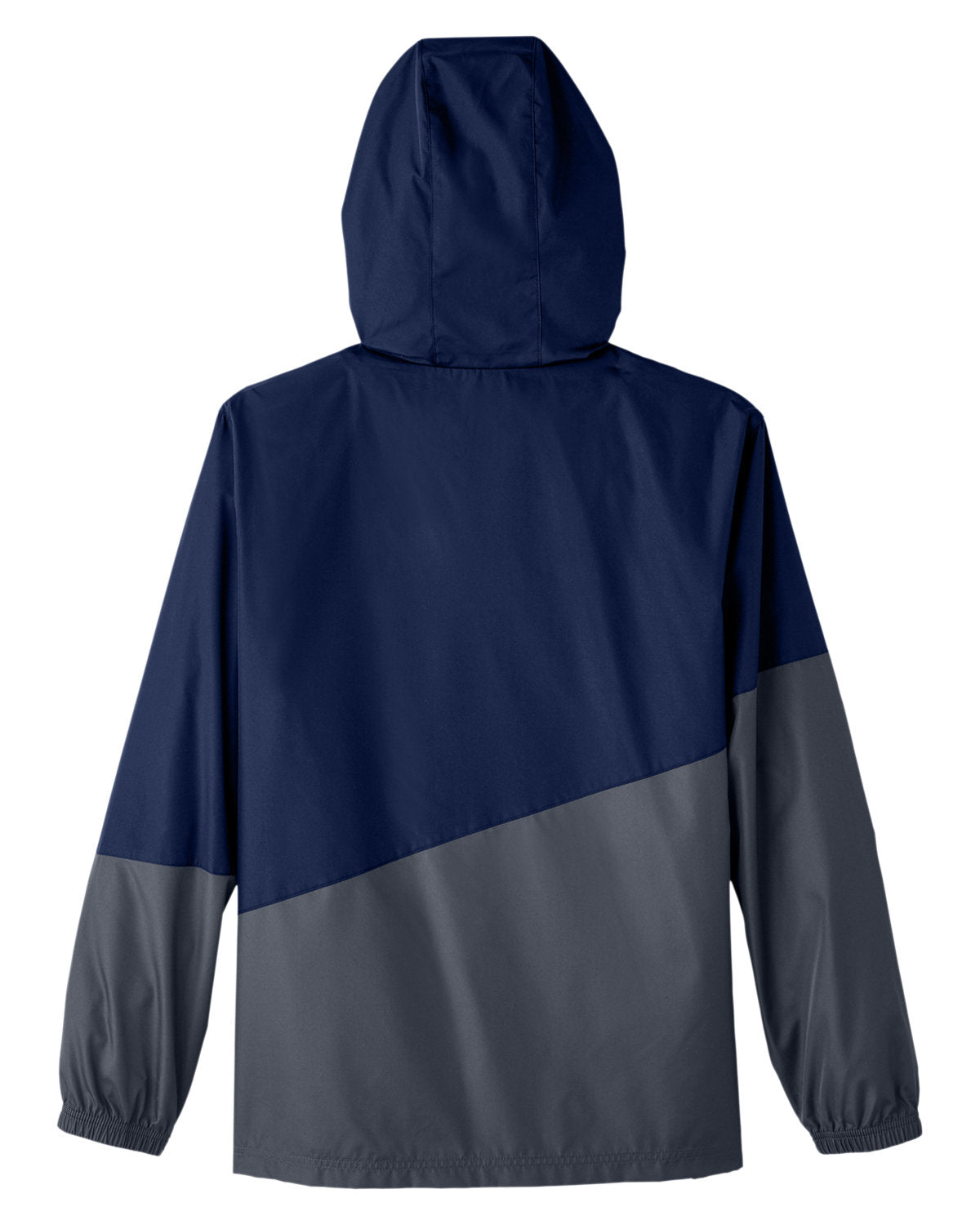 Core365 Unisex Techno Lite Colorblock Windbreaker - Back