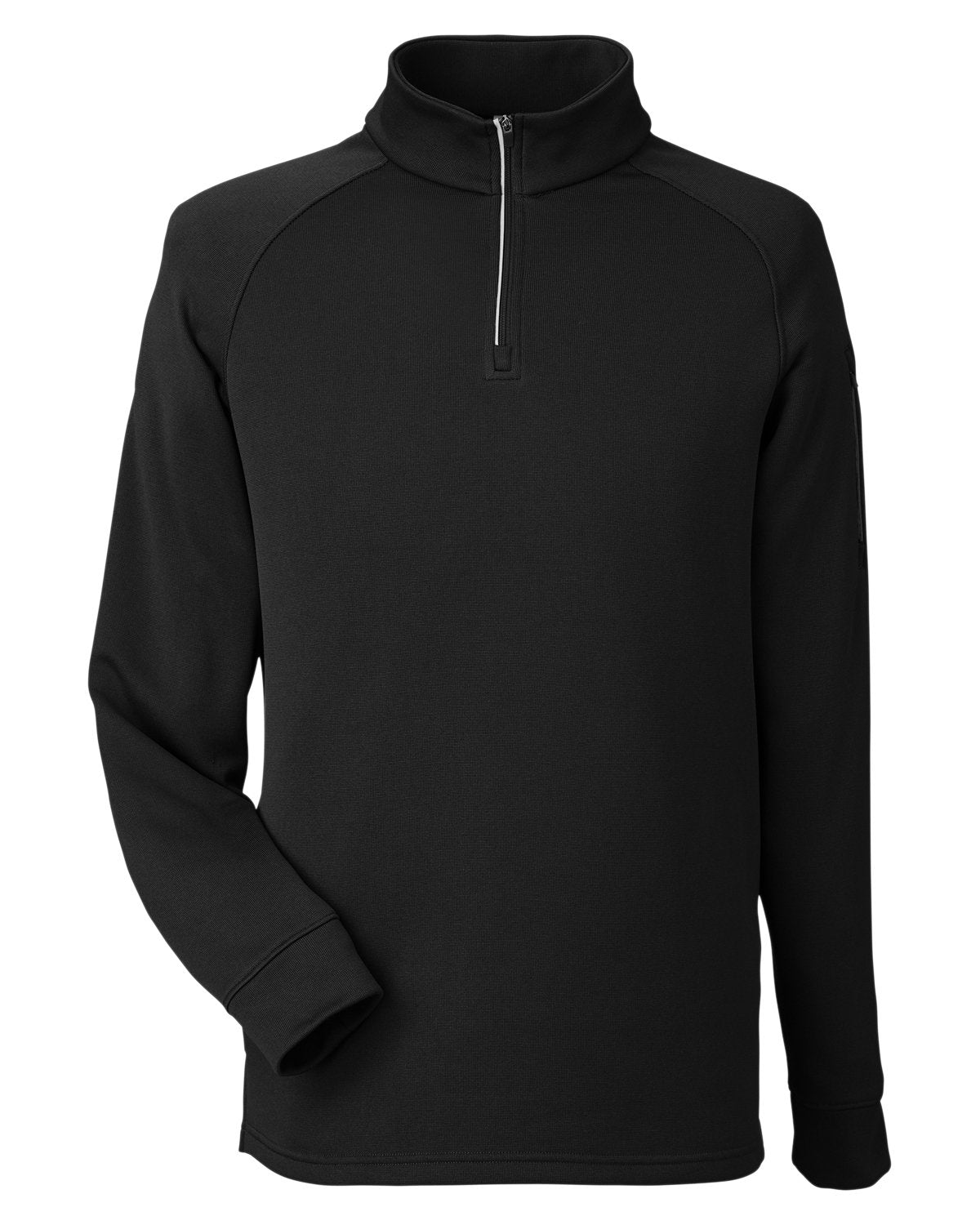 Core365 Unisex Fusion ChromaSoft™ Fleece Quarter-Zip - Black