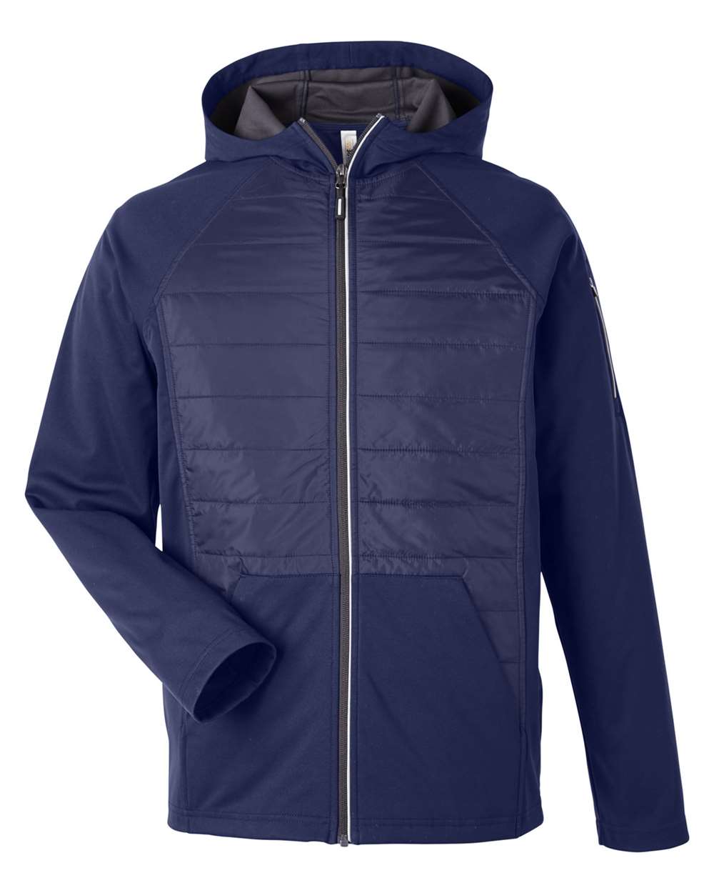 CORE365 Unisex Techno Lite Hybrid Hooded Jacket