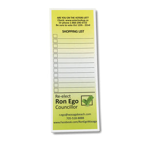 3" x 8" Standard Note Pad