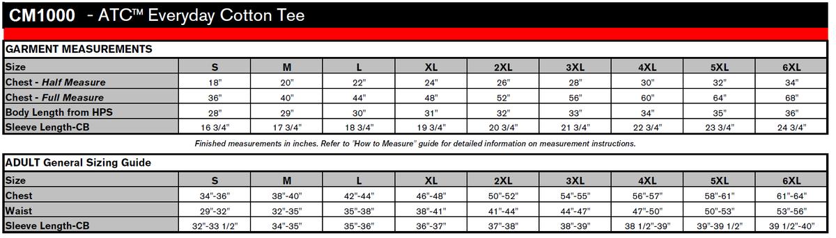 ATC Everyday Cotton Tee - CM1000