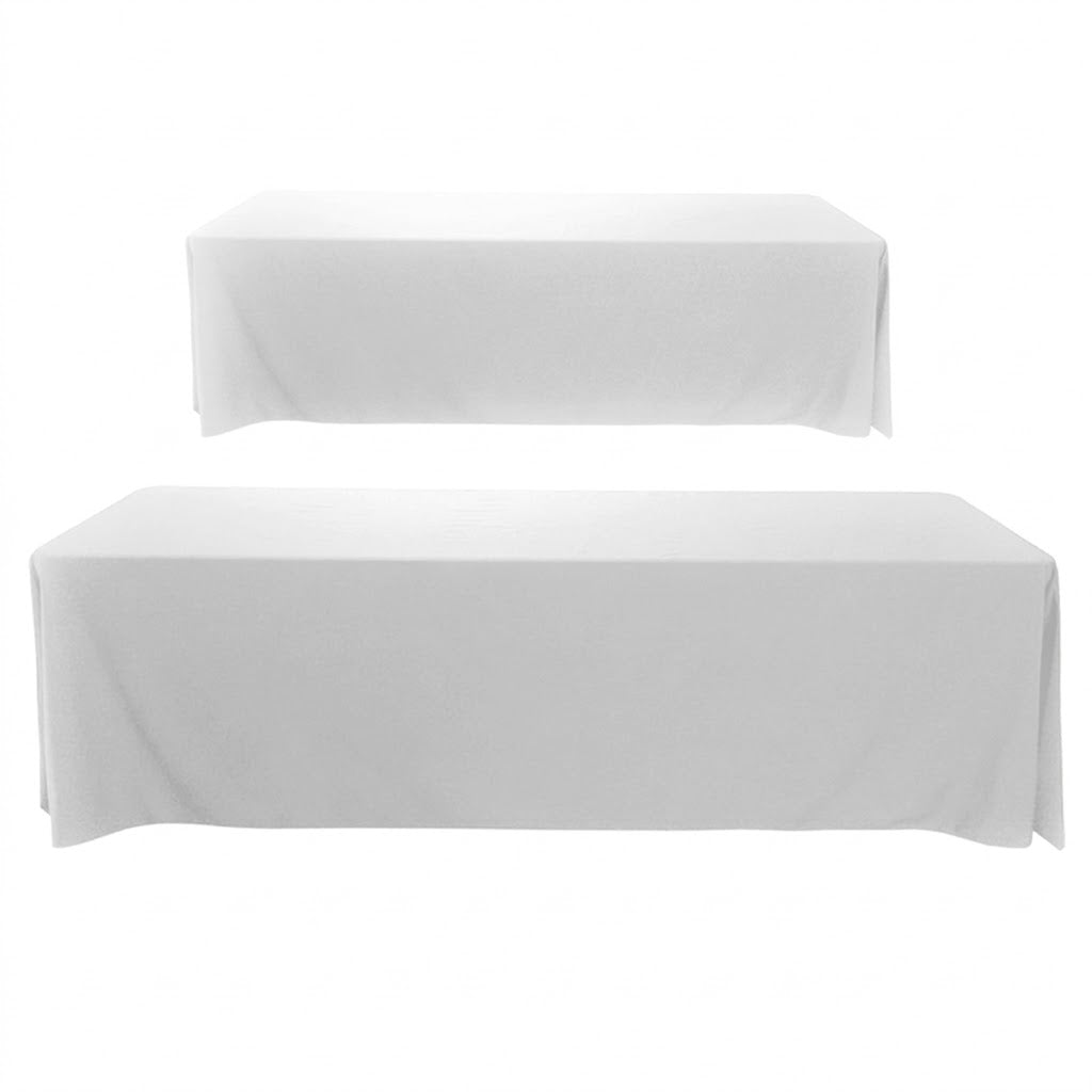 Sublimated Table Cloth for 4' table, Drape style, 4 sided, Closed Back
