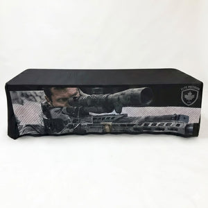 Sublimated Table Cloth for 4' table, Drape style, 4 sided, Closed Back - Various