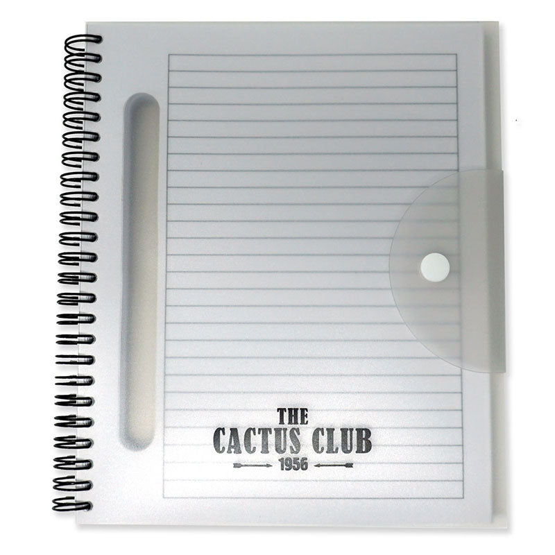 8" x 6" Spiral Notebook - Clear