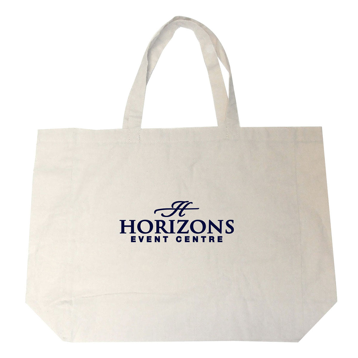 Natural Cotton Shopping Tote with Gusset - Natural