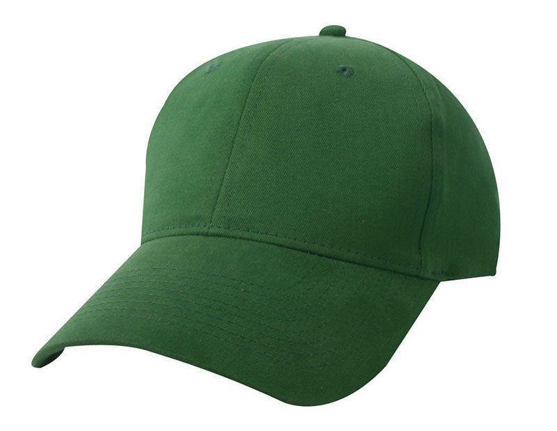 Superior Weight Chino Twills with Velcro Closure and Stiff Peak - Custom Embroidered - Green