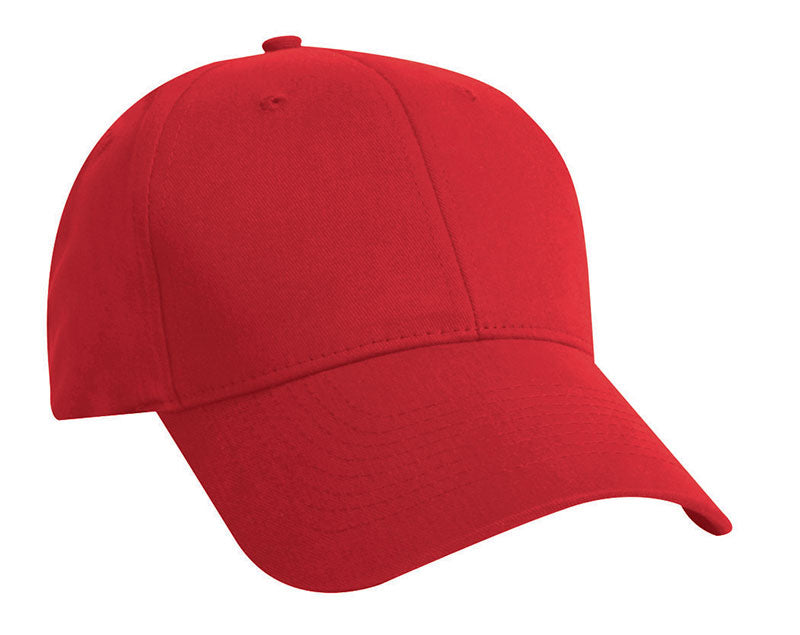 Medium weight Unstructured Cap - Red