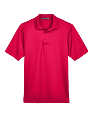 Devon & Jones CrownLux Performance™ Men's Plaited Polo - Red