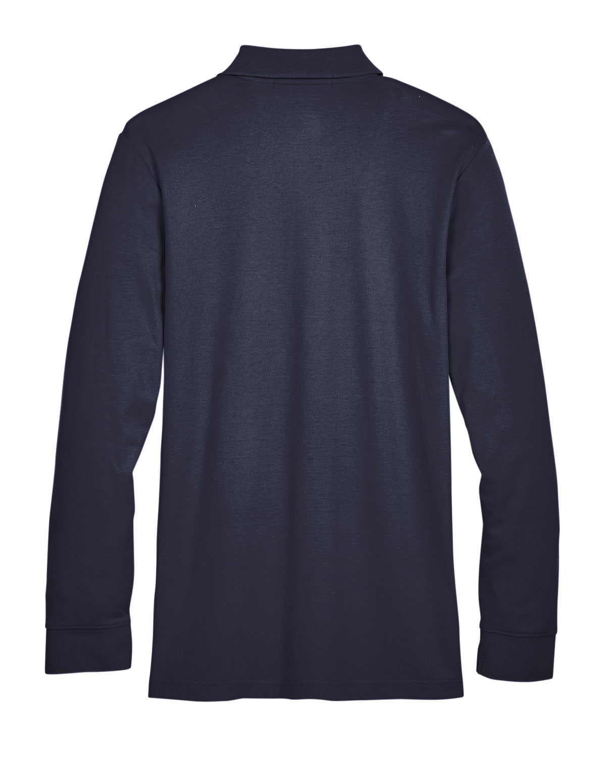 Devon & Jones CrownLux Performance® Tall Plaited Long Sleeve Polo - Back