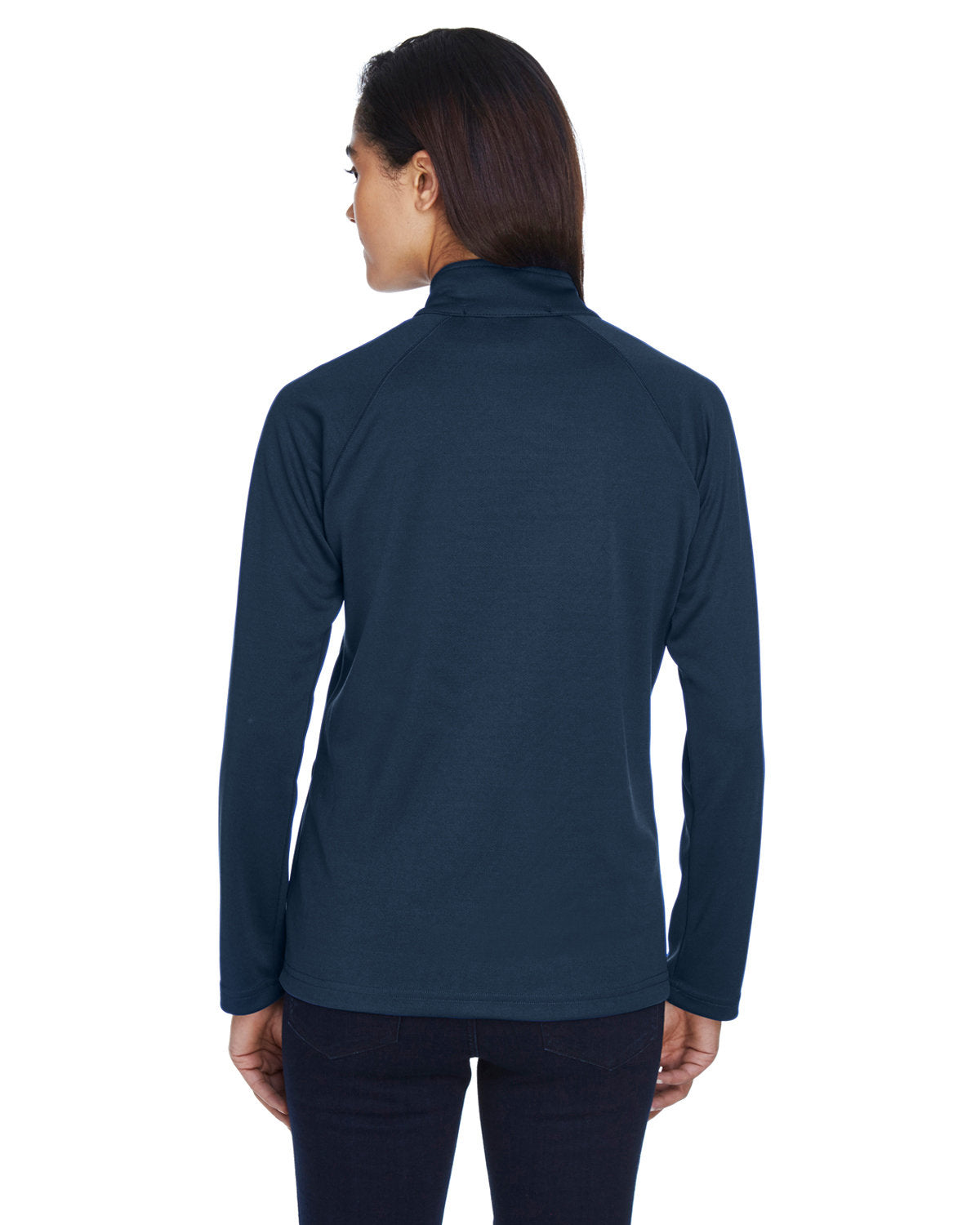 Devon & Jones Ladies' Stretch Tech-Shell® Compass Full-Zip - Back
