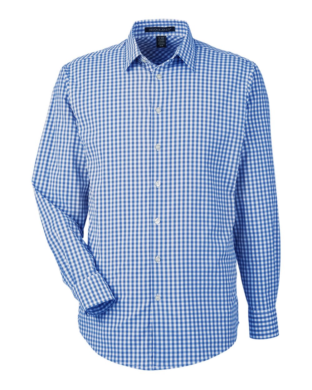 Devon & Jones CrownLux Performance® Men's Gingham Shirt