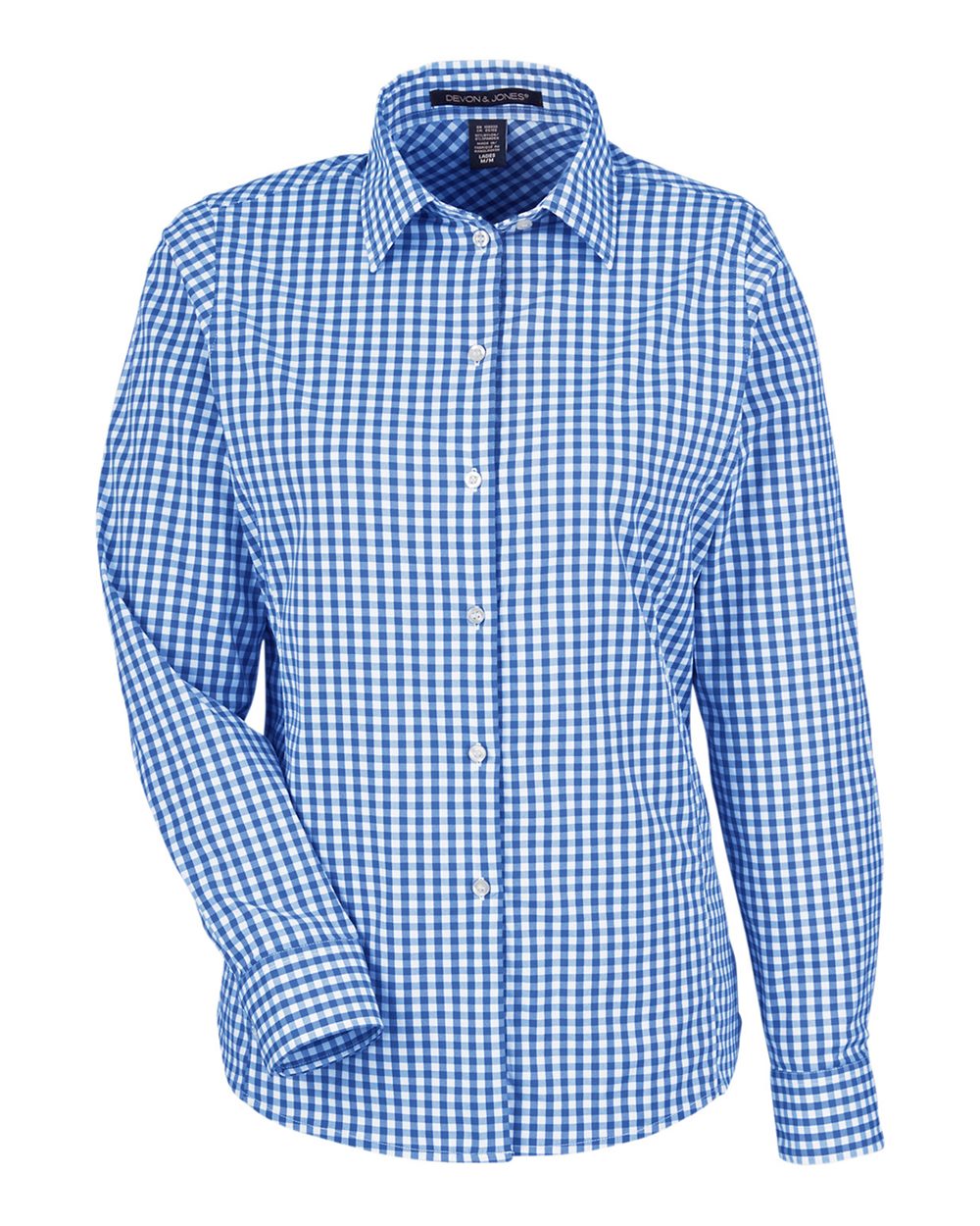 Devon & Jones CrownLux Performance® Ladies' Gingham Shirt