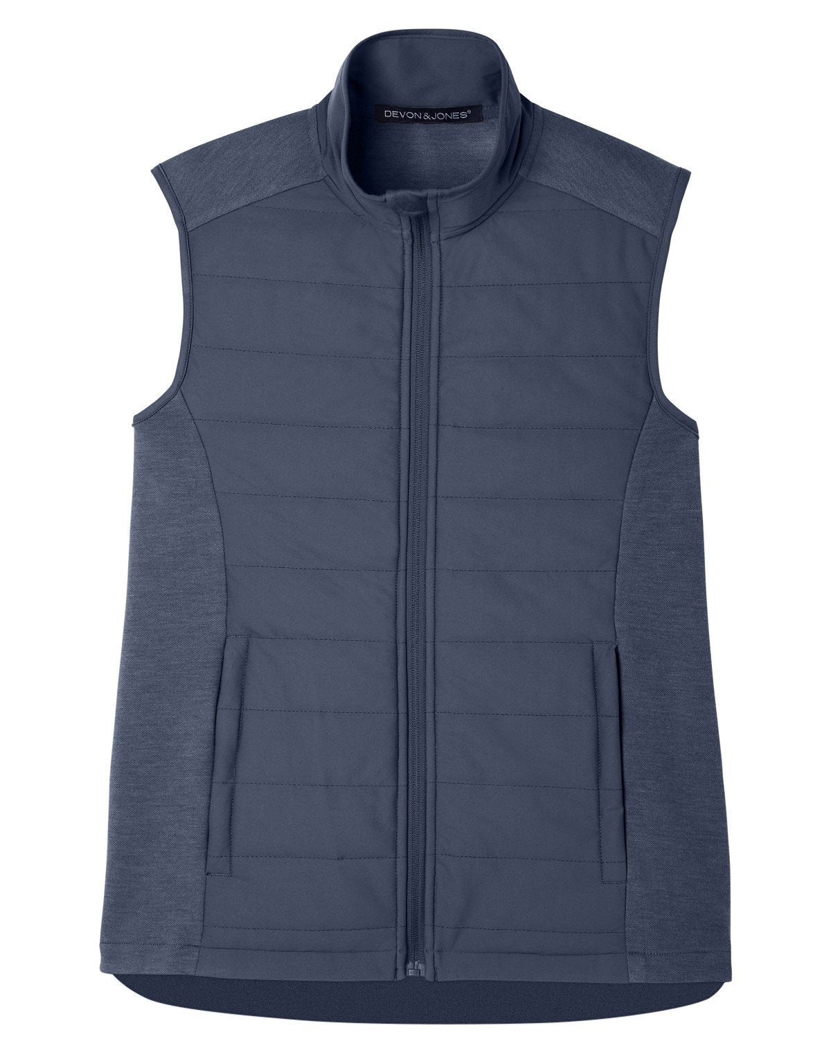 Devon & Jones New Classics® Men's Charleston Hybrid Vest - Navy Melange