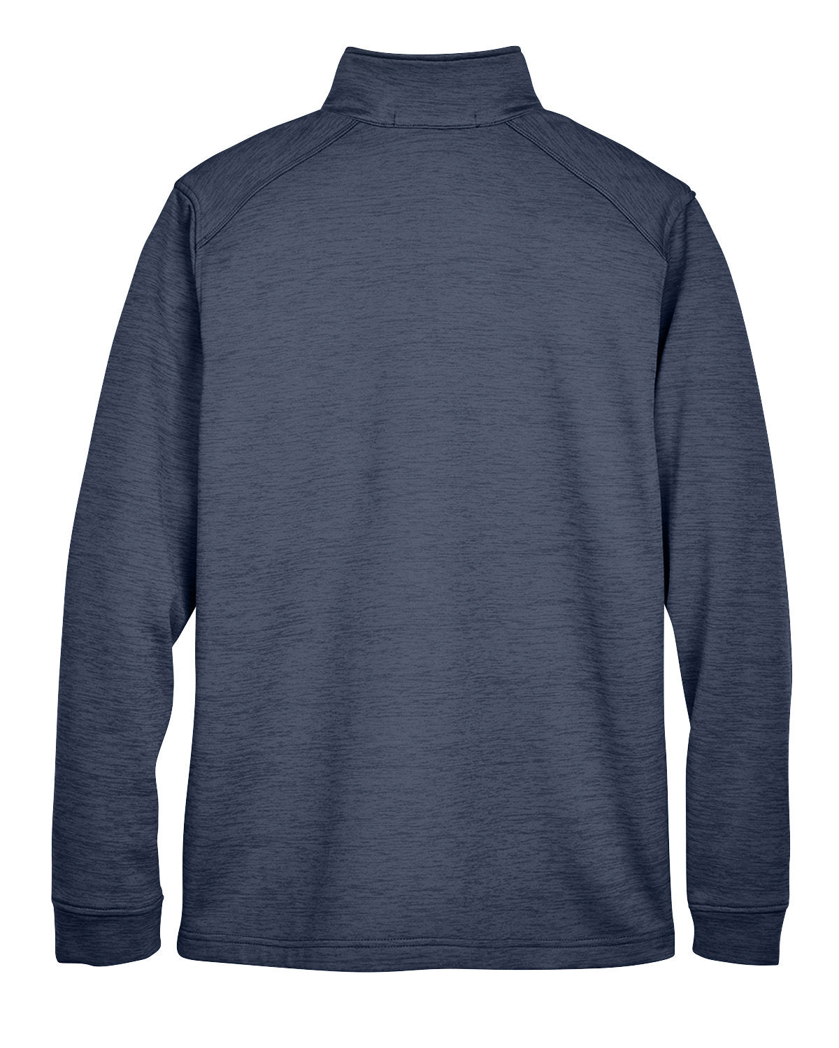 Devon & Jones Men's Newbury Mélange Fleece Quarter-Zip - Back