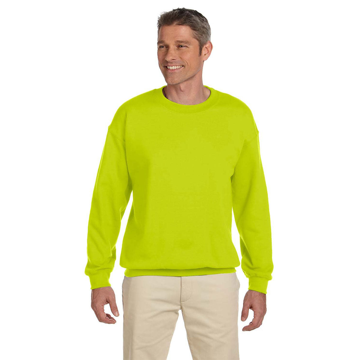 Gildan Heavy Blend™ 13 oz. Fleece Crew - Safety Green