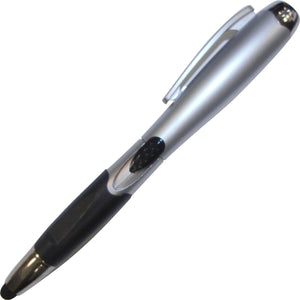 Eclipse Soft Stylus Pen with LED Light - Black