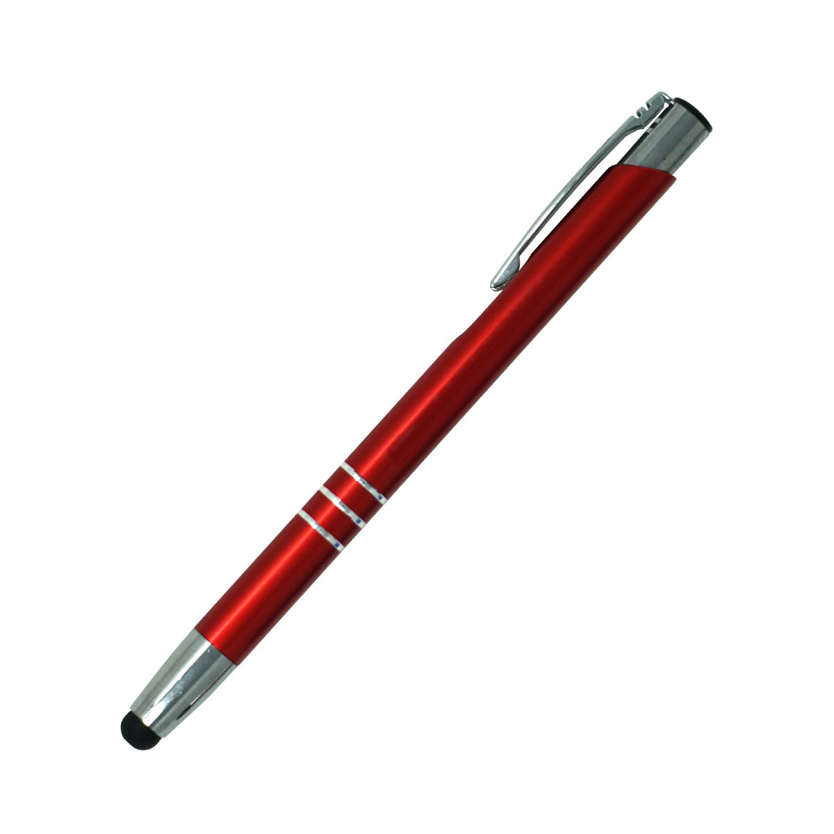 Excalibur Metal Promotional Pen with Soft Stylus - Red