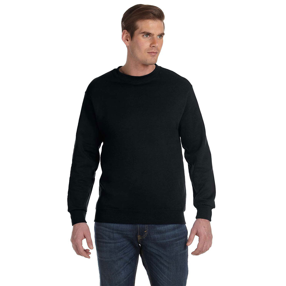 Gildan Dry Blend® 15 oz. Fleece Crew - Black