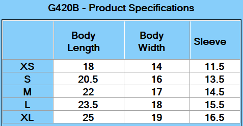 Gildan Youth Performance® T-Shirt - Specs