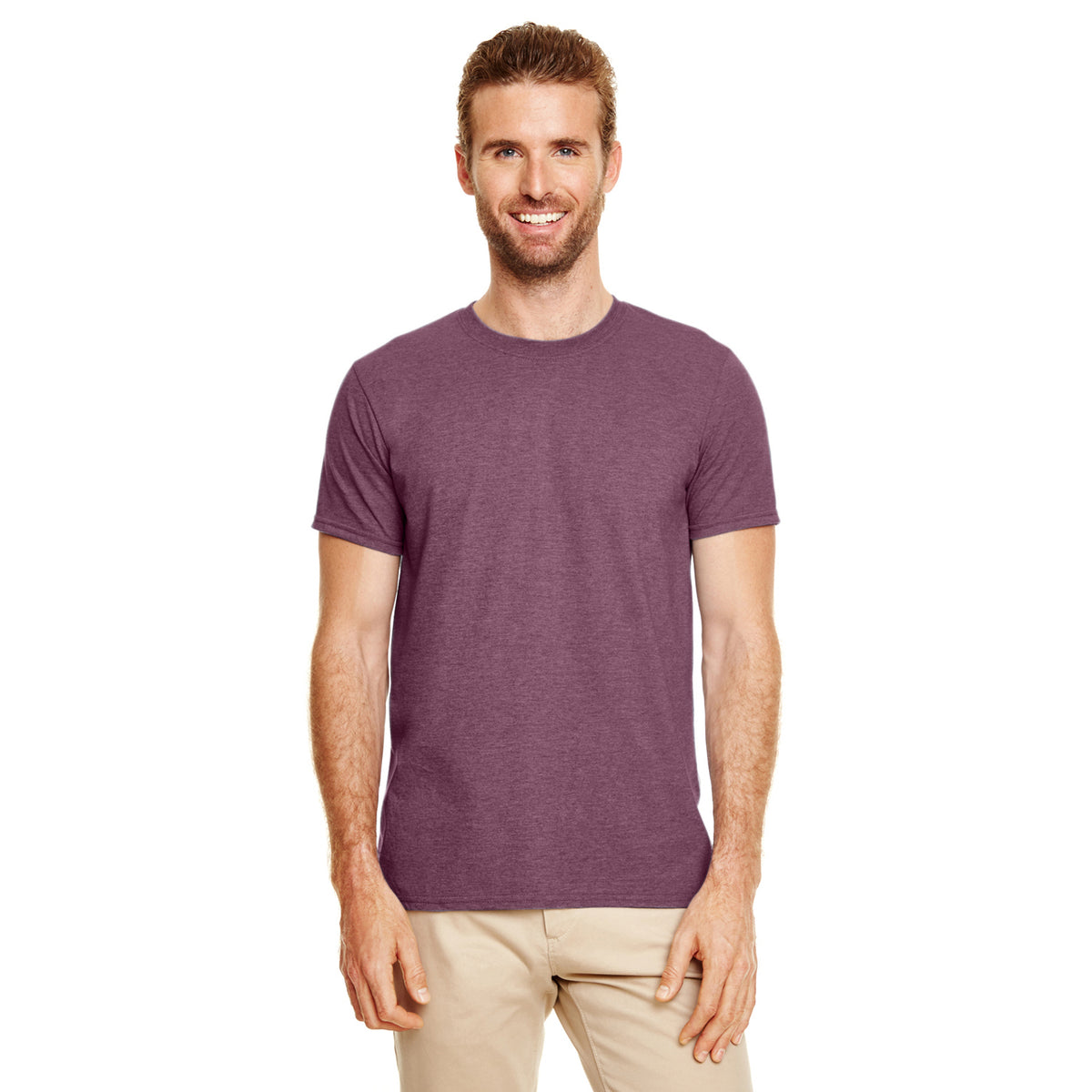 Gildan Unisex Softstyle® T-Shirt - Heather Maroon