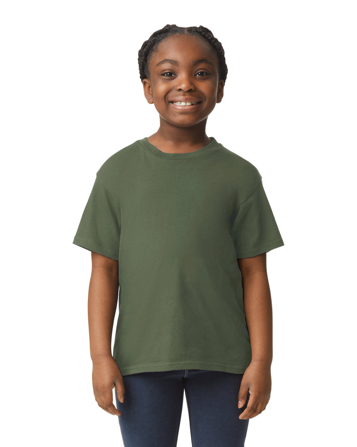 Gildan Youth Softstyle T-Shirt - Military Green