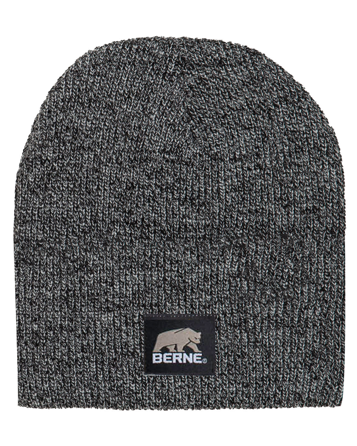 Berne Heritage Knit Beanie - Black/White