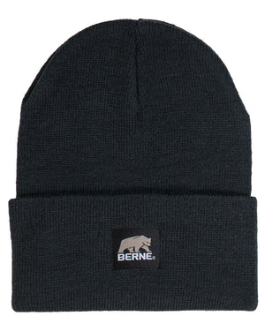 Berne Heritage Knit Cuff Cap - Black