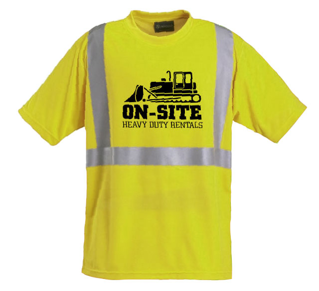 High Visibility Wicking T-Shirt - Safety Green