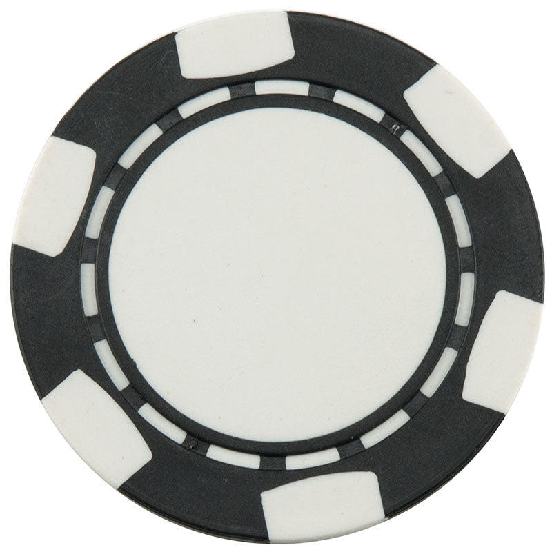 Ball Marker - Casino Chips - Black