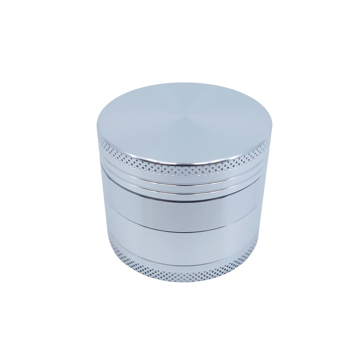 4-Part Aluminum Metal Grinder - Silver