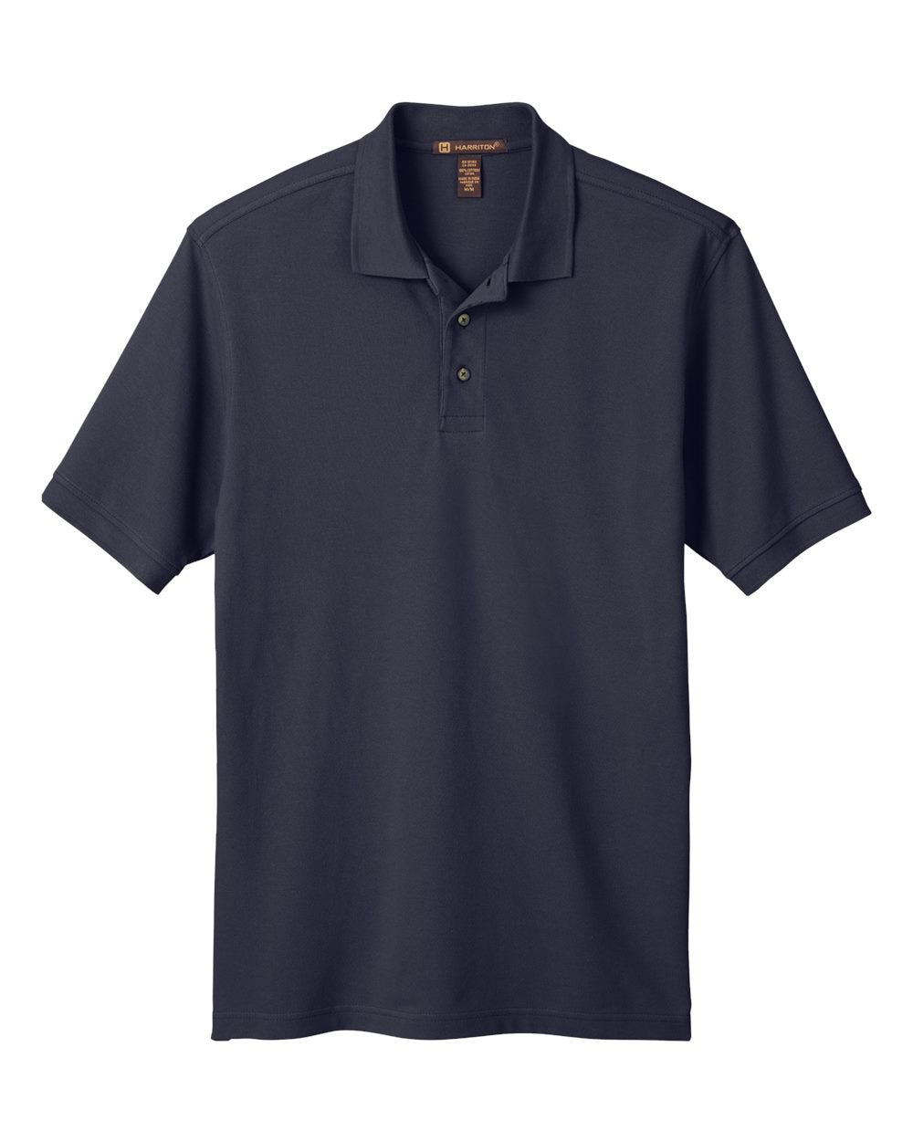 Harriton Men's Tall Short-Sleeve Polo - Navy