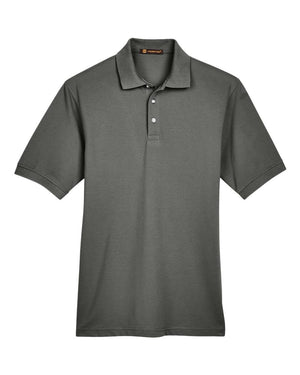 Harriton Men's 5.6 oz. Easy Blend Polo - Charcoal