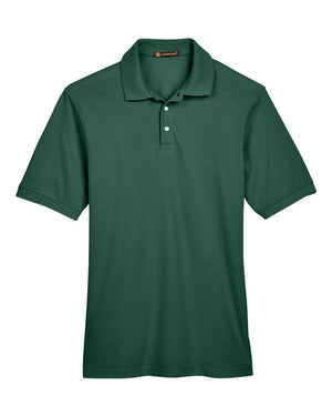 Harriton Men's 5.6 oz. Easy Blend Polo - Hunter