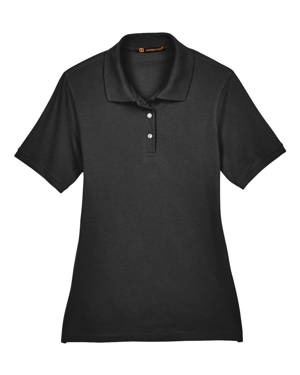 Harriton Ladies' 5.6 oz. Easy Blend - Black