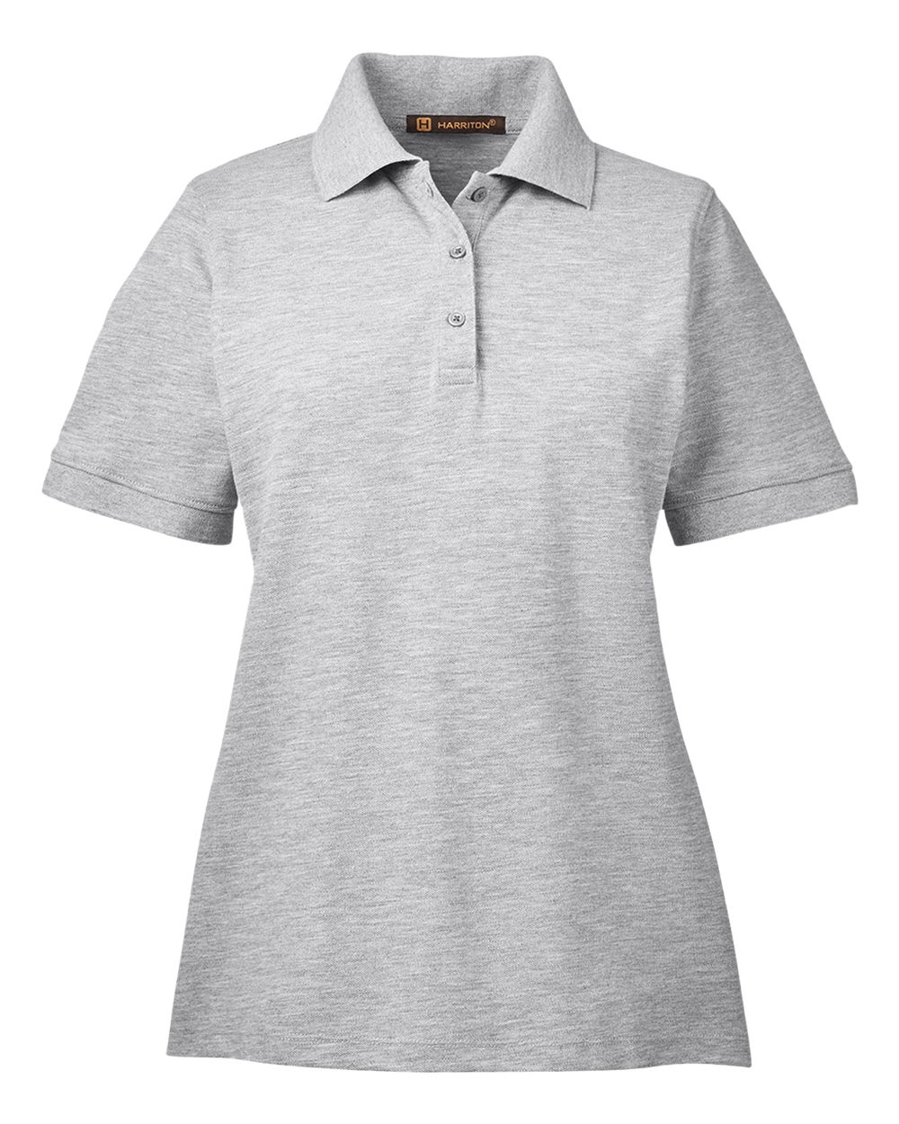 Harriton Ladies' 5.6 oz. Easy Blend - Grey Heather
