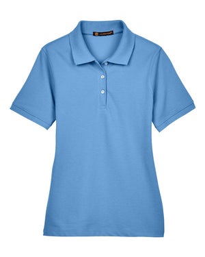 Harriton Ladies' 5.6 oz. Easy Blend - Light College Blue