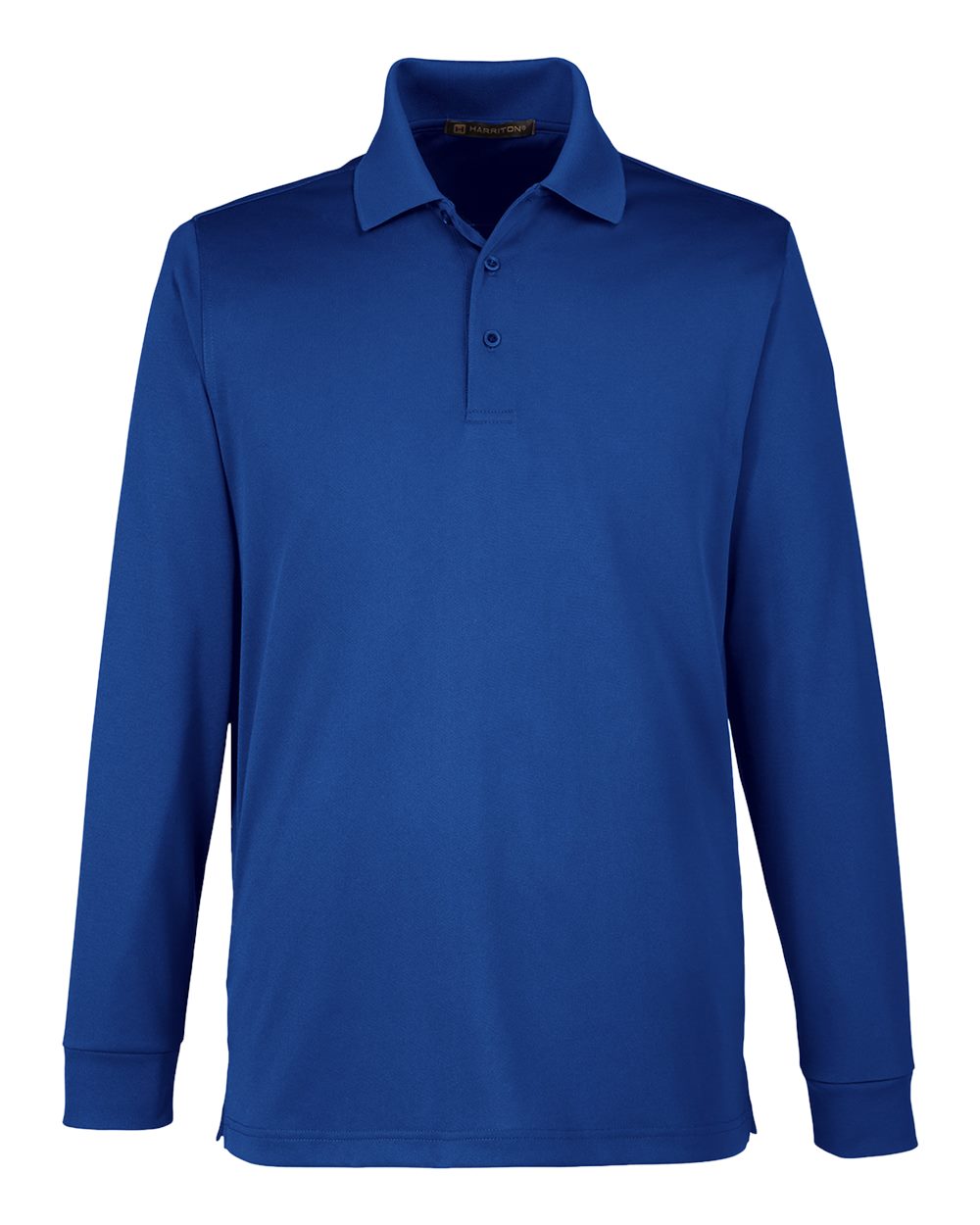 Harriton Men's Advantage Snag Protection Plus IL Long Sleeve Polo - True Royal