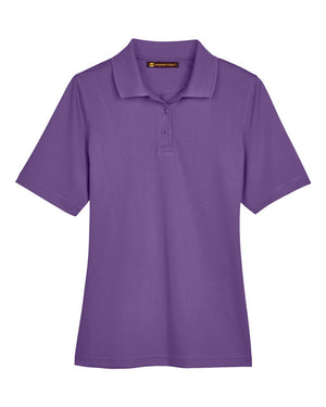 Harriton Ladies' Advantage Snag Protection Plus Polo - Team Purple