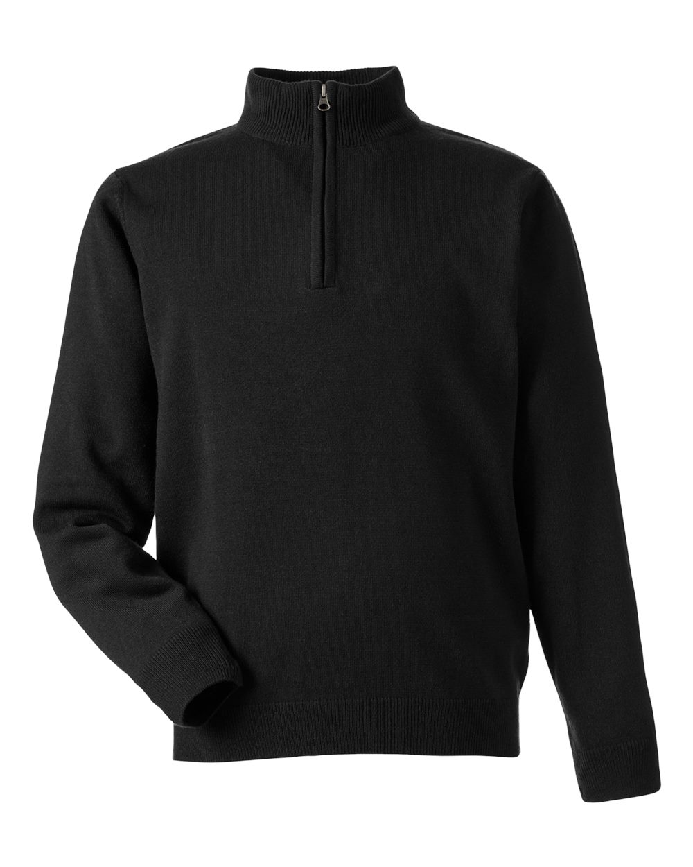 Harriton Unisex Pilbloc™ Quarter-Zip Sweater - Black