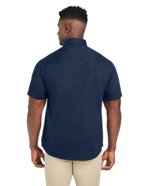 Harriton Men's Advantage IL Short-Sleeve Work Shirt - Back