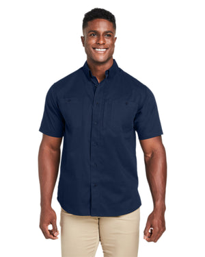 Harriton Men's Advantage IL Short-Sleeve Work Shirt - Front