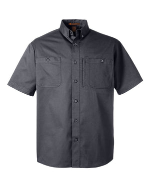 Harriton Men's Advantage IL Short-Sleeve Work Shirt - Dark Charcoal