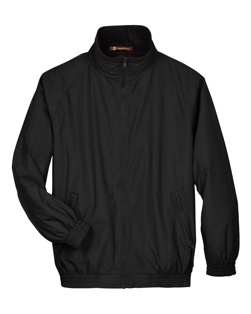 Harriton Adult Fleece-Lined Nylon Jacket