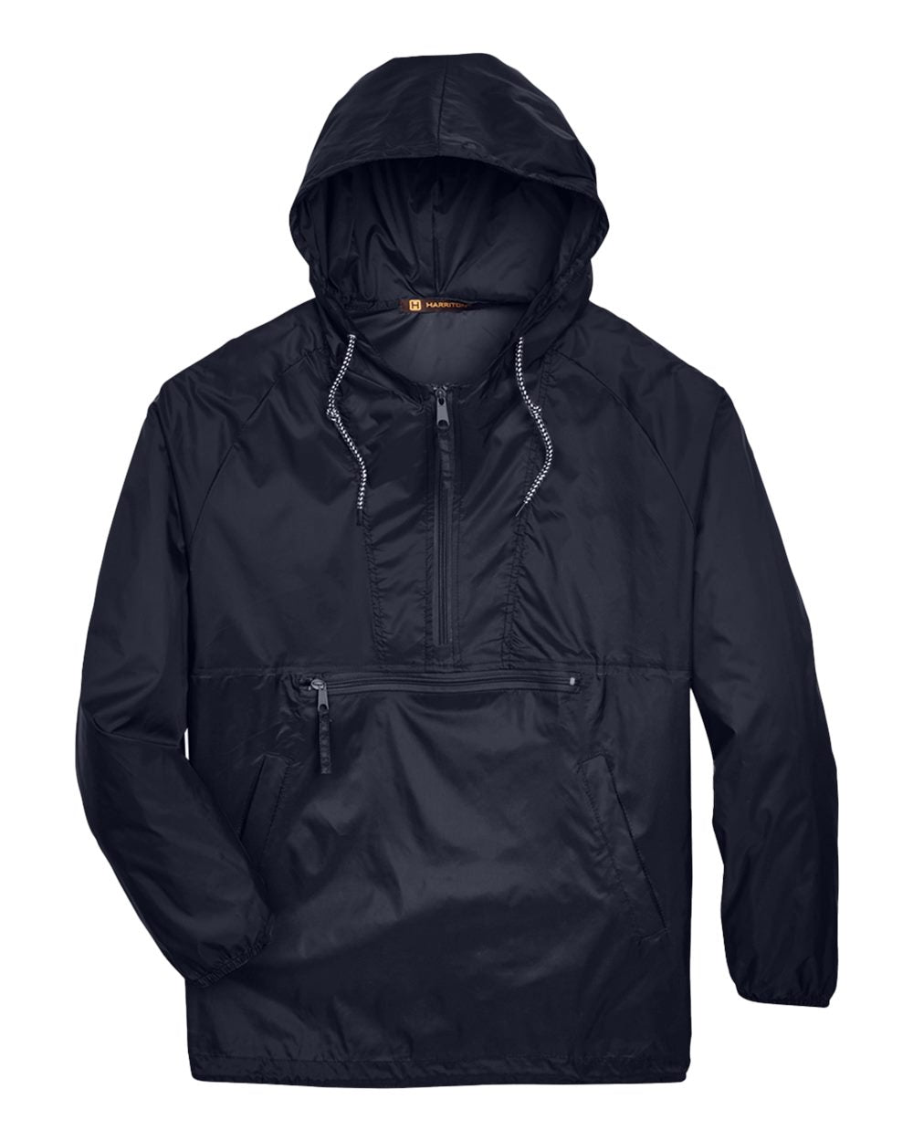 Harriton Adult Packable Nylon Jacket - Navy